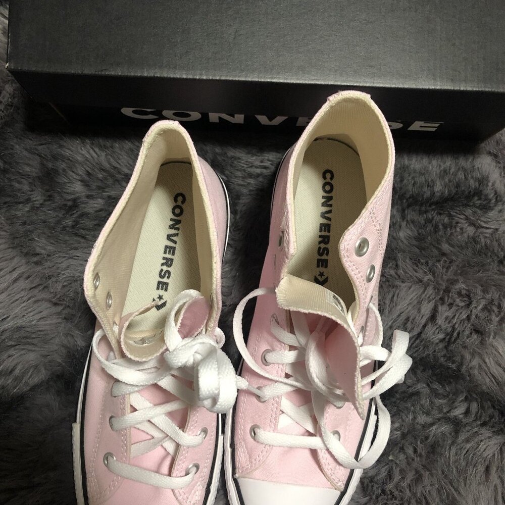 Converse Girls Converse CTAS Eva Lift, Size 7, A11831F, Sugar Berry/White - Picture 3 of 7